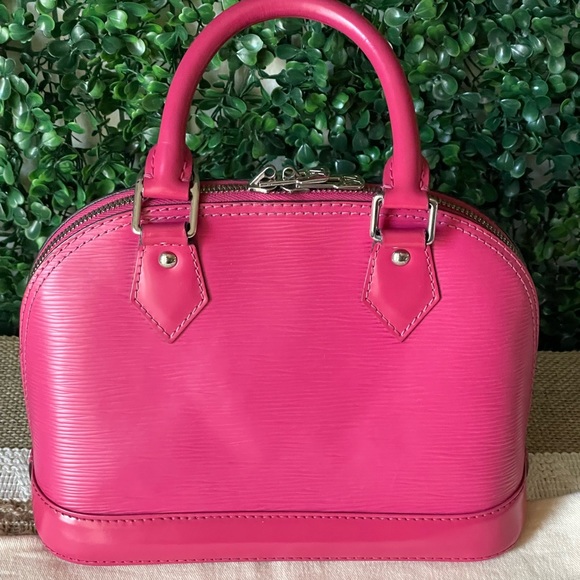 Louis Vuitton Epi Pink Alma BB with Strap - Picture 3 of 9